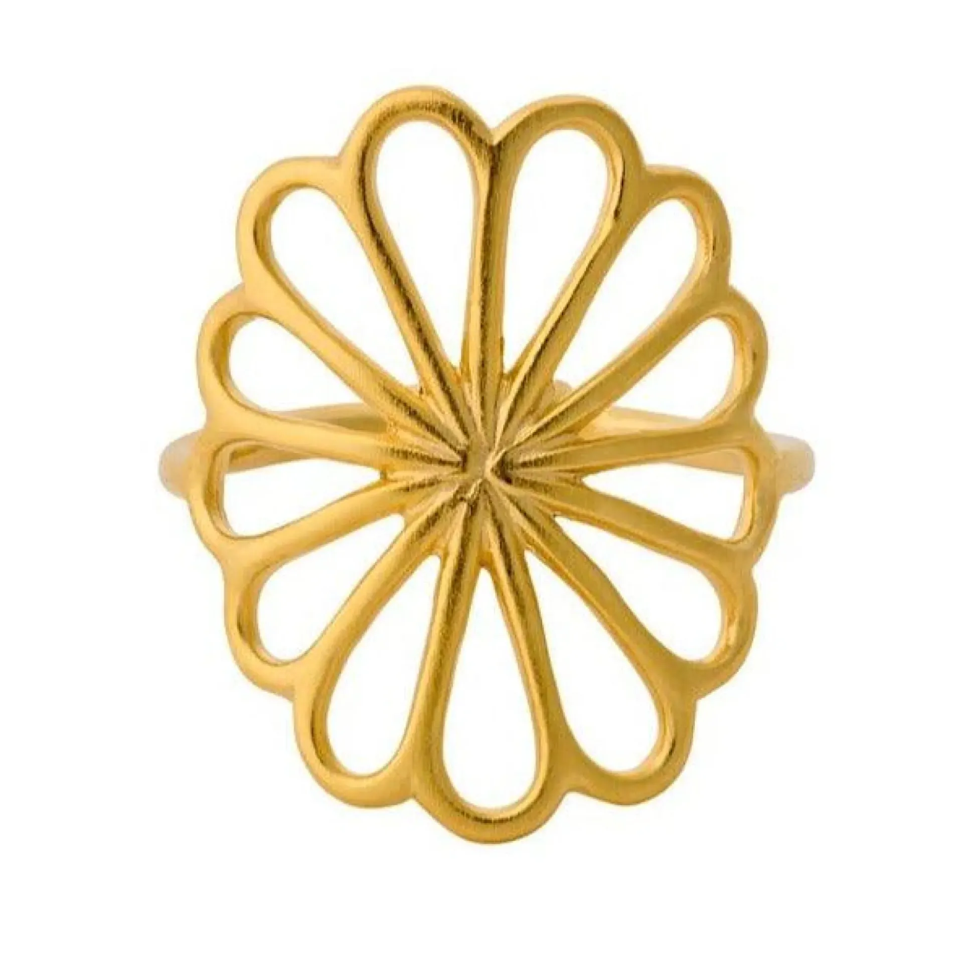 Pernille Corydon Large Bellis Forgyldt Ring