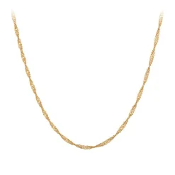 Pernille Corydon Singapore Necklace sølvforgyldt - N-695-GP-42