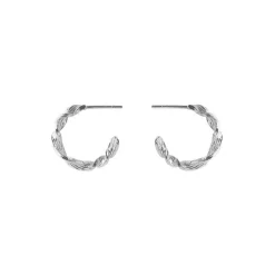 Pernille Corydon Small Dancing Wave Hoops I Sølv