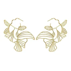 Polar Jewelry Forgyldt Koi Hoops