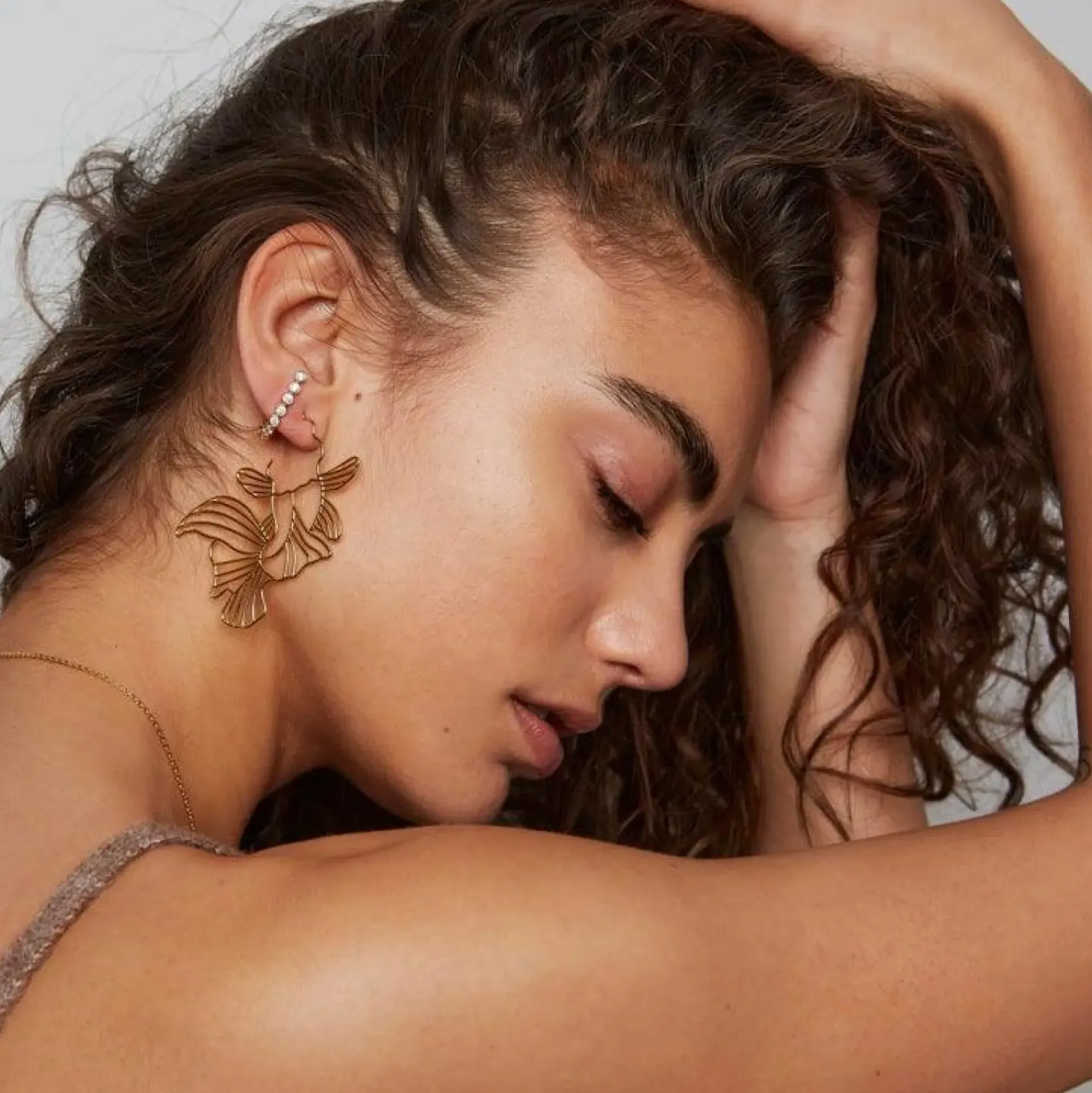 Polar Jewelry Forgyldt Koi Hoops