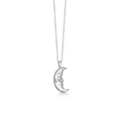 Polar Jewelry Moon Sølv Halskæde