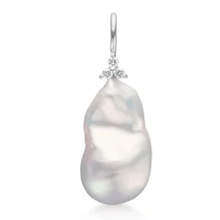 Ro Copenhagen 18kt Fryd Hvidguld Perle Vedhæng