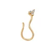 Ro Copenhagen 18kt Fryd Wave Diamant Ørestik Venstre