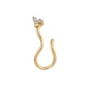 Ro Copenhagen 18kt Fryd Wave Diamant Ørestik Højre