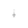 Ro Copenhagen 18kt Orbit Dot Diamant Vedhæng Hvidguld