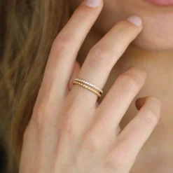 Ro Copenhagen 18kt Orbit Dot Ring