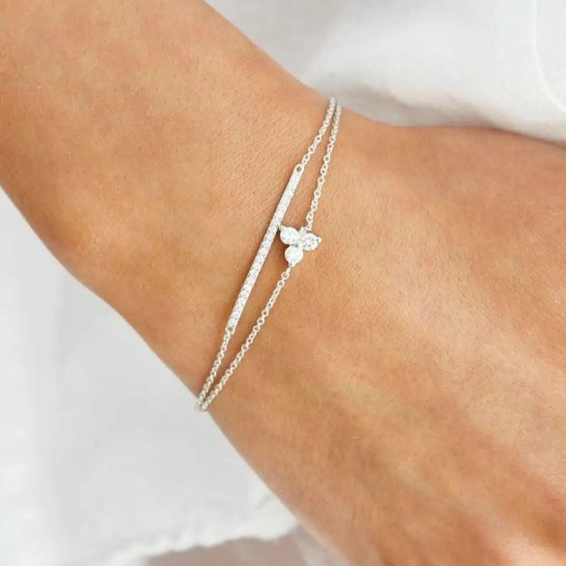 Ro Copenhagen 18kt Rock Classic Armbånd Hvidguld