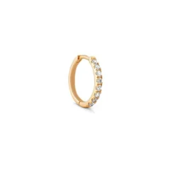 Ro Copenhagen 18kt Rock Classic 10mm Diamant Creol