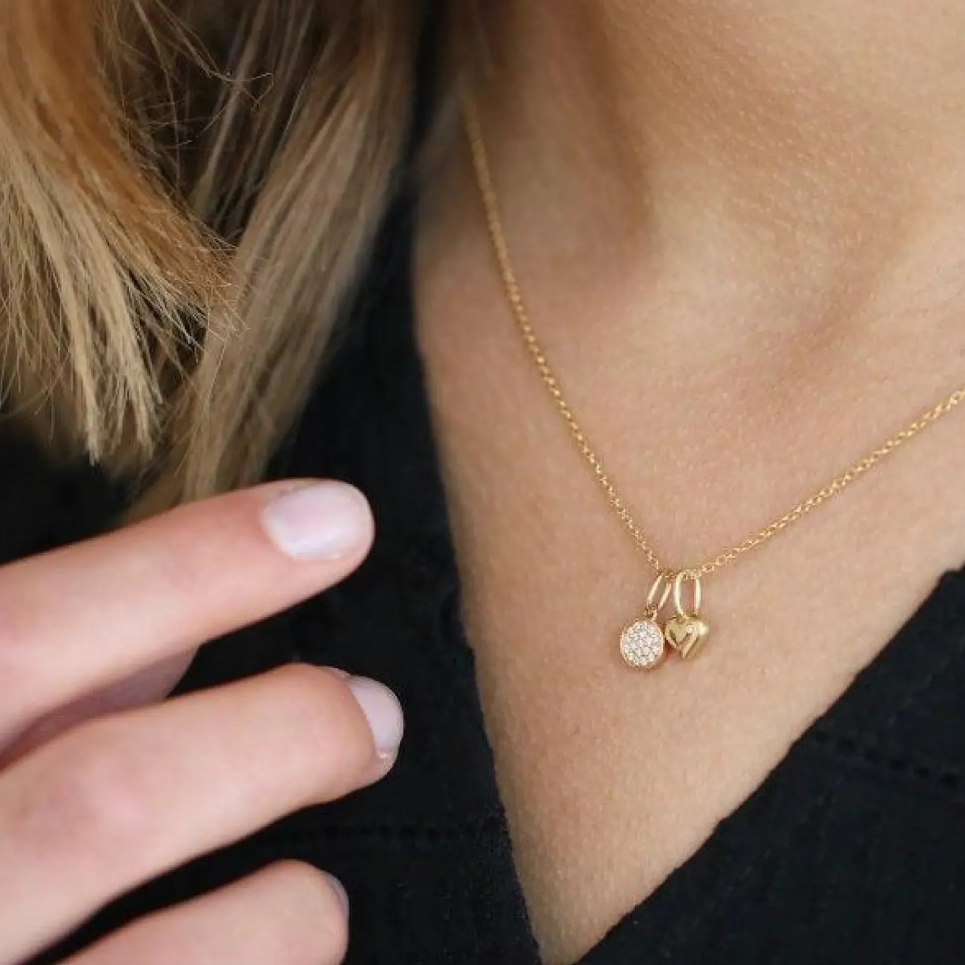 Ro Copenhagen 18kt Rock Diamant Vedhæng 6mm