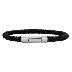 Son Of Noa Herre Armbånd Sort Flettet Læder