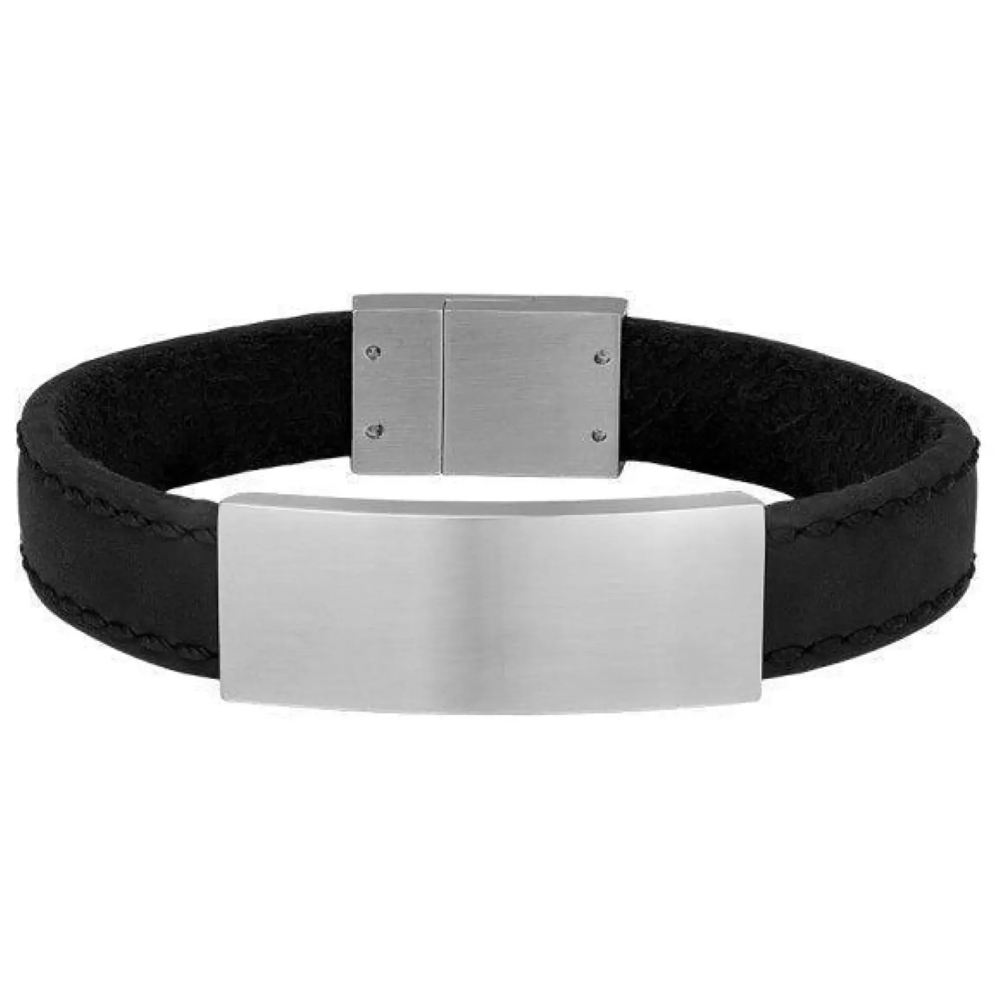 Son Of Noa Herre Armbånd Sort Læder 21cm