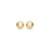 Studio Z Essence Forgyldte Ørestikker m. Perle