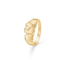 Studio Z Monument Ring sølvforgyldt - 8240802