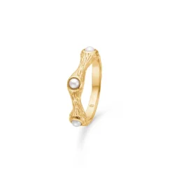 Studio Z Tangled Ring Forgyldt m. Zirkonia