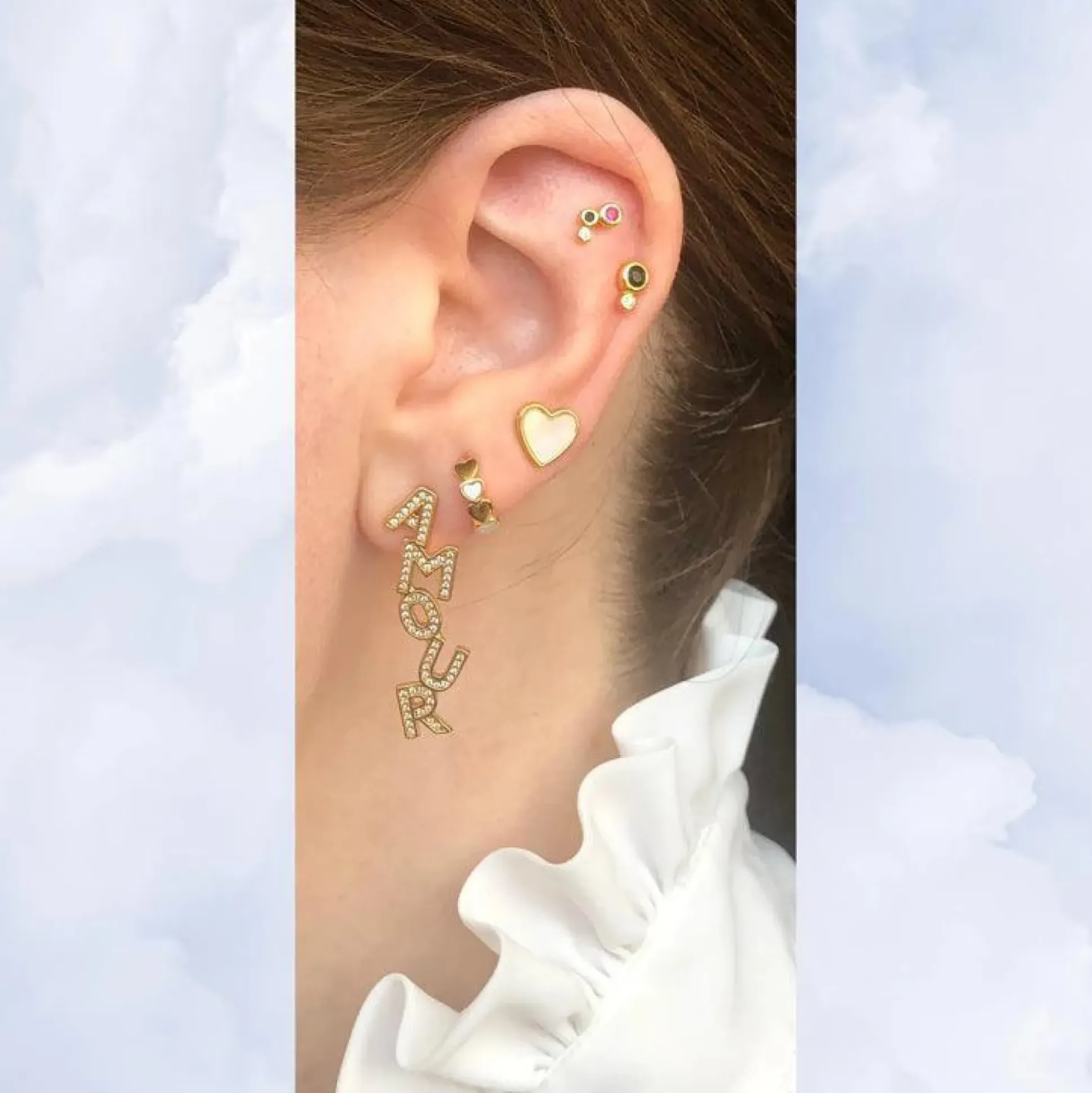 The Earring Shop Cora Huggie Ørering - SS2216