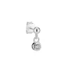 The Earring Shop Crystal Sølv Ørestik - SS1904