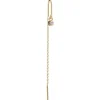 The Earring Shop Crystal Forgyldt Kædeørering - FW2021