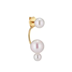 The Earring Shop Sway Forgyldt Perle Ørestik - FW2020