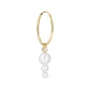 The Earring Shop Toujours Hoop Med Perler - SS2112