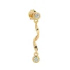 The Earring Shop Twirl Forgyldt Ørering - FW2102