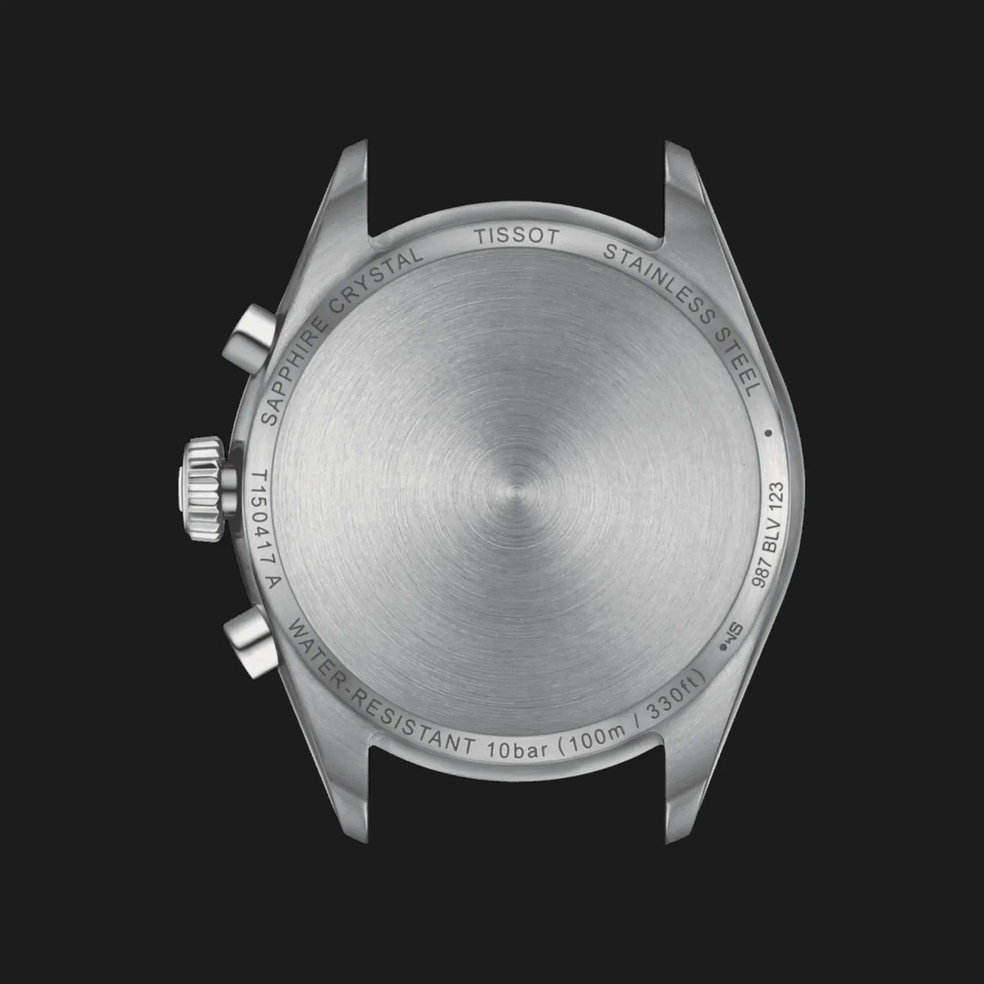 TISSOT PR 100 CHRONOGRAPH MED BLÅ URSKIVE