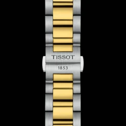 TISSOT PR 100 CHRONOGRAPH PVD MED SØLV URSKIVE