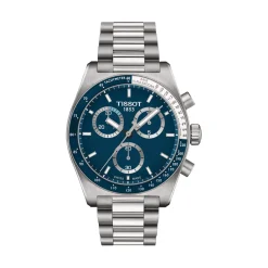 TISSOT PR516 CHRONOGRAPH MED BLÅ URSKIVE