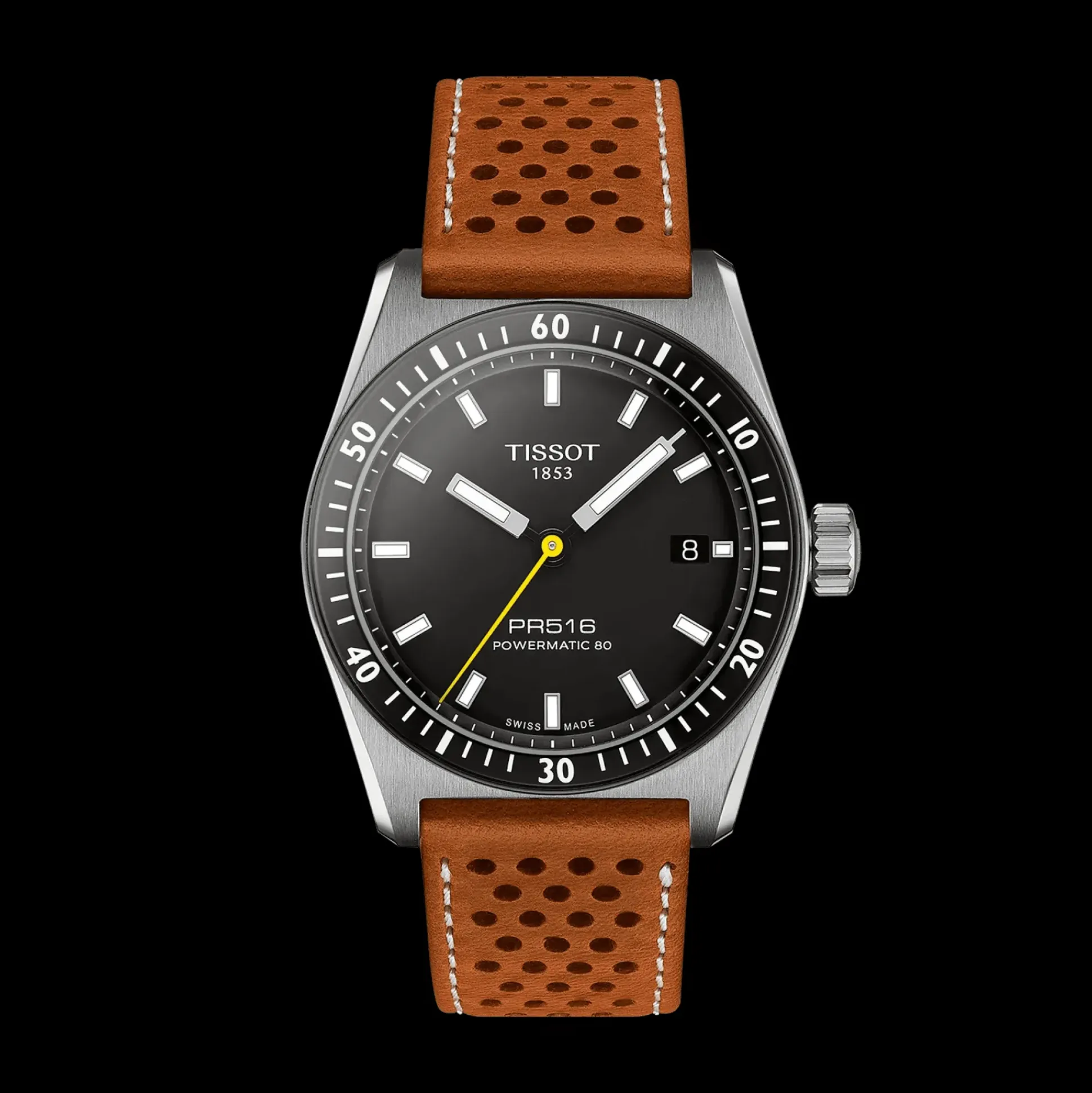 TISSOT PR516 POWERMATIC 80 MED SORT URSKIVE