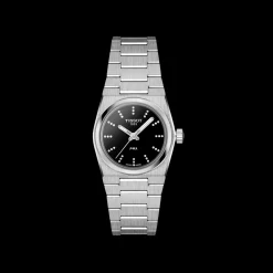 TISSOT PRX 25MM SORT URSKIVE MED DIAMANTER