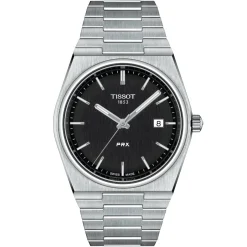 TISSOT PRX 40MM SORT URSKIVE