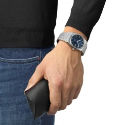 TISSOT PRX POWERMATIC 80 MED BLÅ URSKIVE