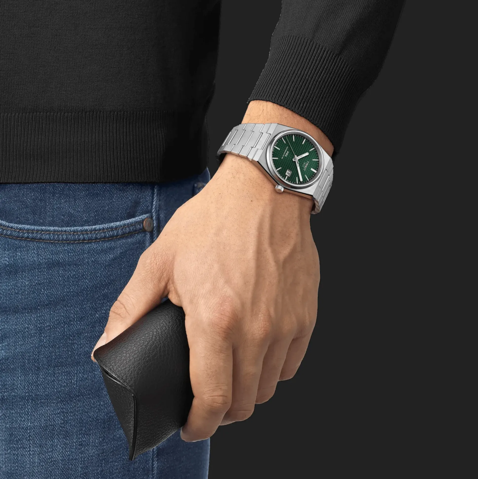 TISSOT PRX POWERMATIC 80 MED GRØN URSKIVE