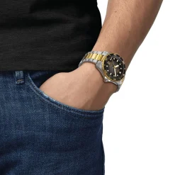 Tissot Seastar 1000 Powermatic 80 - Sort Urskive m. Guld PVD