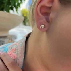 Wioga Melanie Ørestikker Med Zirkonia